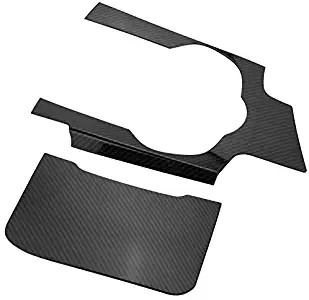 Chenghuaguo New Car Interior Central Console Gear Shifter Panel Frame Cover Trim for Alfa Romeo Giulia Carbon Fiber Car Accessories