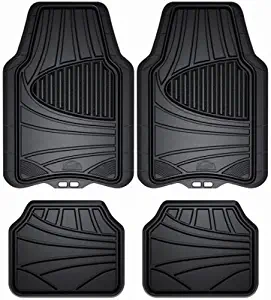 Armor All 78840ZN 4-Piece Black All Season Rubber Floor Mat