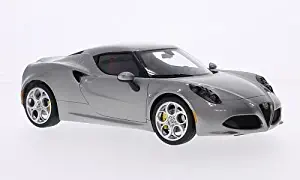 Alfa Romeo 4C, metallic-grey, 2013, Model Car, Ready-made, AutoArt 1:18