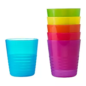 Ikea Kalas 101.929.56 BPA-Free Tumbler, Assorted Colors, 6 Count, 1- Pack