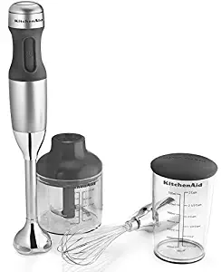 KitchenAid (Renewed) RKHB2351CS 3-Speed Hand Blender - Silver