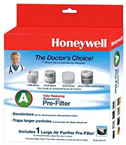 Honeywell HRF-AP1 Universal Carbon Pre Filter,Black,4