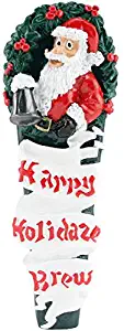 Santa Claus Christmas Kegerator Beer Tap Handle - 8 1/2 Inches Tall