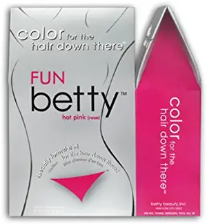 Betty Beauty Fun (Hot Pink) Betty - Color for The Hair Down There Hair Coloring Kit