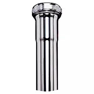 Keeney Manufacturing 1901K 22-Gauge Extension Tube 1-1/4-Inch by 6-Inch Chrome