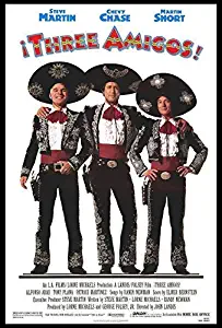 MariposaPrints 65653 Three Amigos Movie teve hevy Chase Decor Wall 24x18 Poster Print