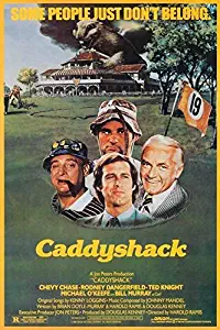 Buyartforless Caddyshack 1980 36x24 Movie Art Print Poster Comedy Classic Chevy Chase Rodney Dangerfield Ted Knight Michael O'Keefe Bill Murray