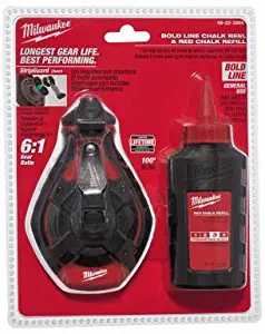 Milwaukee ELEC Tool 48-22-3986 Bold Line Chalk Reel