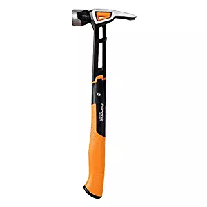 Fiskars IsoCore 22 oz Milled-face Framing Hammer, 16 Inch