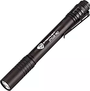 Streamlight 66118 Stylus Pro LED PenLight with Holster, Black - 100 Lumens