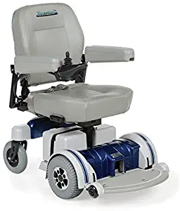 Hoveround Electric Wheelchair - Motorized Power Chair and Mobility Scooter | LX-5 Blue Trim, 23-inch Extra Large Adult Seat