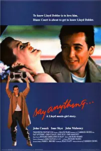 BEYONDTHEWALL Archive Say Anything Classic 80's Romantic Comedy Drama Movie Film Print (24x36 Unframed Poster)