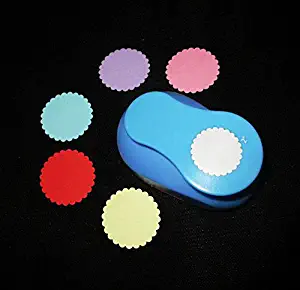 21 Style 2-Inch Wave circle Handmade Crafts Scrapbooking Tool Paper Punch For Photo Gallery DIY Gift Card Punches Embossing device Stamping(Wave circle)