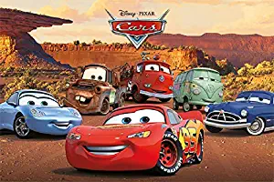 Cars Poster, Pixar Version, Size 24x36