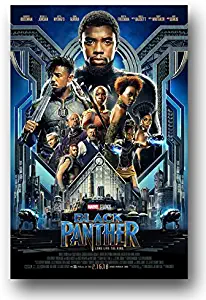 Black Panther Poster - Movie Promo 12 x 18 Inches Main Print Frameless Art Gift 30.5 x 46 cm