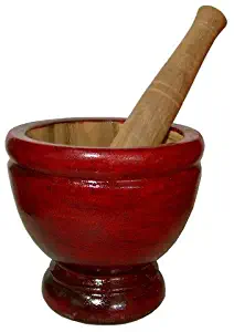 SellerGiveOrBuy 8 inches Thai Mortar Pestle Grinding Cookware Thai Food Papaya Salad Kitchen Tool From Thailand