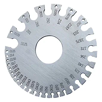 HFS (R) Wire & Sheet Metal Gage Tool Non Ferrous Metal #20;0-36 (0.325-0.005")