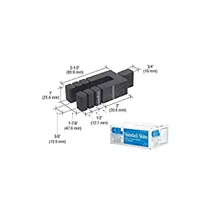 CRL 1/16" x 3-1/2" Shimstack Shims - Case of 1000