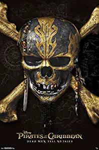 Trends International Disney Pirates of The Caribbean: Dead Men Tell No Tales - Skull and Crossbones, 22.375