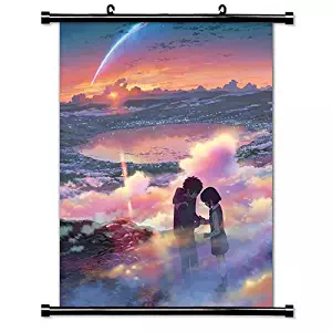 Your Name (Kimi no Na wa) Popular Anime Fabric Wall Scroll Poster (16x23) Inches