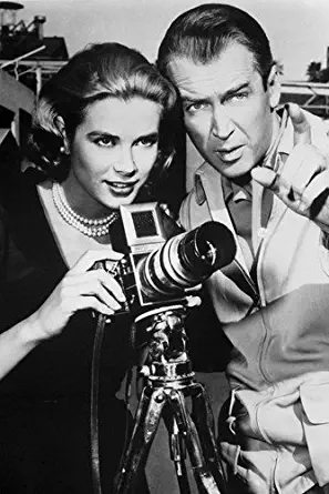 James Stewart and Grace Kelly in Rear Window 11x17 Mini Poster