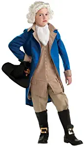 Rubie's Deluxe George Washington Children's Costume, Small