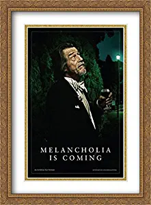 Melancholia 28x38 Double Matted Large Large Gold Ornate Framed Movie Poster Art Print