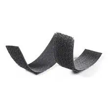 MJ May 1006-AP-PB/L-5 Velcro Brand, 2" Wide, Plain Back, Loop, 5' Length, Black