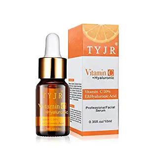 Vitamin C Serum for Face 20% with Hyaluronic Acid & Vitamin E for Acne, Anti Wrinkle, Anti Aging, Fades Age Spots and Sun Damage