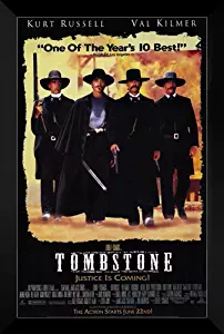 ArtDirect Tombstone FRAMED 27x40 Movie Poster: Kurt Russell