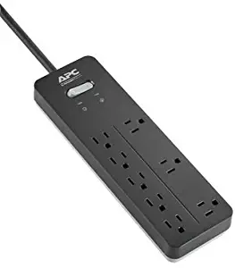 APC Power Strip Surge Protector, PH8, 2160 Joules, 8 Outlet Power Strip