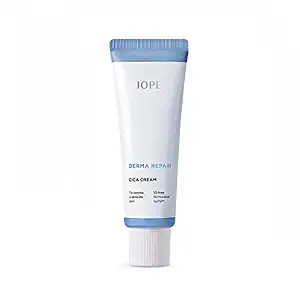 IOPE New Derma Repair Cica Cream 50ml Day Night Facial Moisturizer Madecassoside 10 Free For Sensitive Skin