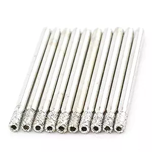 ILOVETOOL Diamond Hole Saws Set 2.5mm Drill Bits for Glass Tile Pack of 10 Pcs