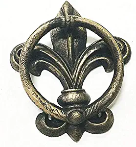 Cast Iron Fleur De Lis Door Knocker Home Decor Hardwares Indoor Outdoor Decorative