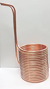 Quick Chill Home Brew Copper Immersion Wort Chiller, 50' X 1/2