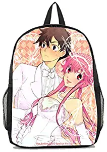 Dreamcosplay Anime Future Diary Yuno Gasai Wedding Logo Backpack Student Bag