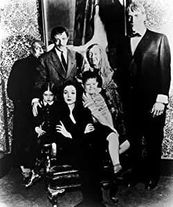 Addams Family Tv Poster Bw 24x36