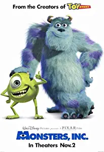 (27x40) Monsters, Inc. - Mike and Sully Movie Poster