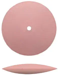 Unmounted Silicone Polisher, Knife Edge, Pink, Extra Fine Grit, 12 Pack | POL-310.40