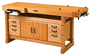 Sjöbergs Professional Elite 2000 European Beech Workbench & SM04 Storage Cabinet Package, SJO-66922K