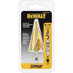 DEWALT DWA1789IR 7/8-Inch-1-1/8-Inch IMPACT READY Step Drill Bit