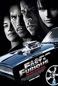 FAST AND FURIOUS 4 MOVIE POSTER 2 Sided ORIGINAL INTL FINAL 27x40 VIN DIESEL PAUL WALKER