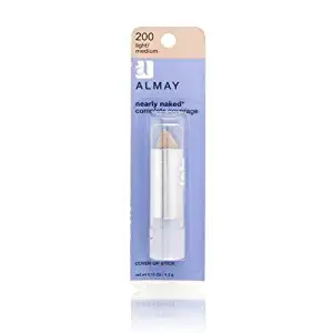 Almay Nearly Naked Cover Up Stick, Light/Medium 200, 0.15 Ounce Package