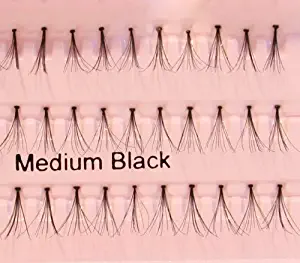 Zink Color individual human hair false eyelashes IF5 10mm