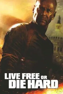 LIVE FREE OR DIE HARD - 27X40 Original Movie Poster One Sheet MINT 2007 Bruce...