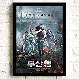 Train to Busan Korea Movie Poster Prints Wall Art Decor Unframed,Multiple Patterns Available,16x12 32x22 Inches