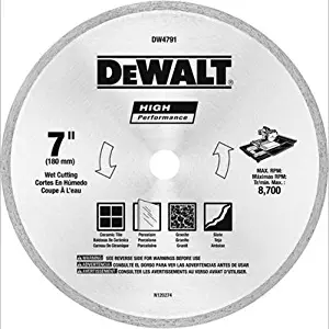 DEWALT DW4791 7-Inch Tile Blade