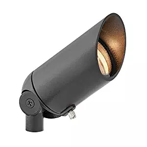 Hinkley Landscape Lighting Satin Black Cast Spot Light – Spotlight Important Landscape Features and Increase Home Security, 50 Watt Maximum Spot Light, Satin Black Finish, 1536SK MR16