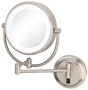 Kimball & Young Brushed Nickel NEOMODERN LED Lighted Wall Mirror - Hardwired