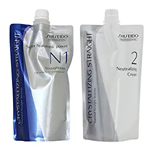 Shiseido Crystallizing Straight For Natural to Sensitized hair N1+2 400g